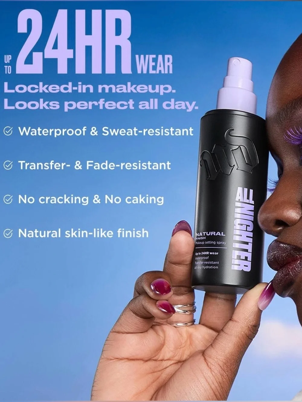 Urban Decay ALL NIGHTER WATERPROOF MAKEUP SETTING SPRAY Mini 30ml BRAND NEW